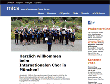 Tablet Screenshot of mics-munich.de